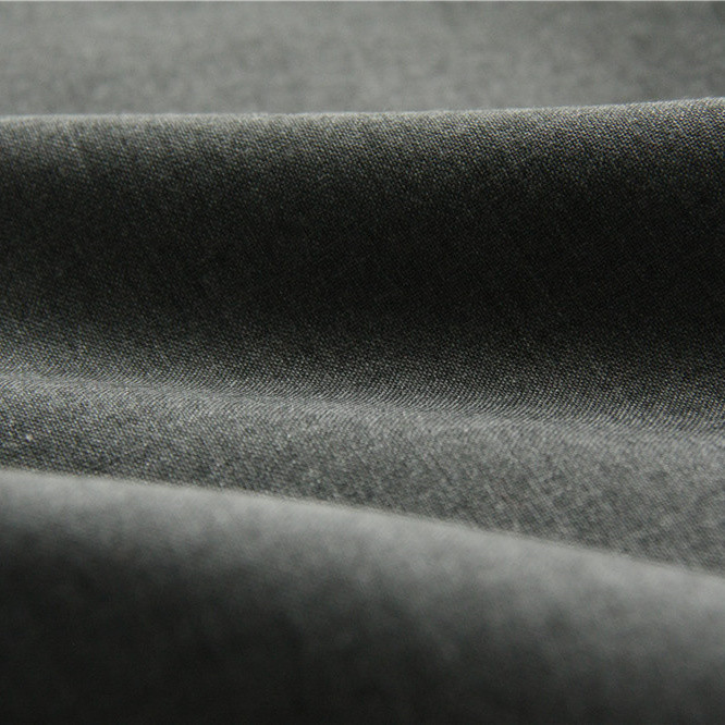Lining Lenzing FR Viscose Fabric With High Temperature Material Grey Plain