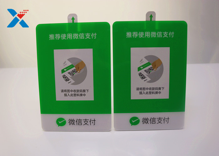 T Shaped Clear Acrylic Advertising Displays A4 Size For Advertising Displaying