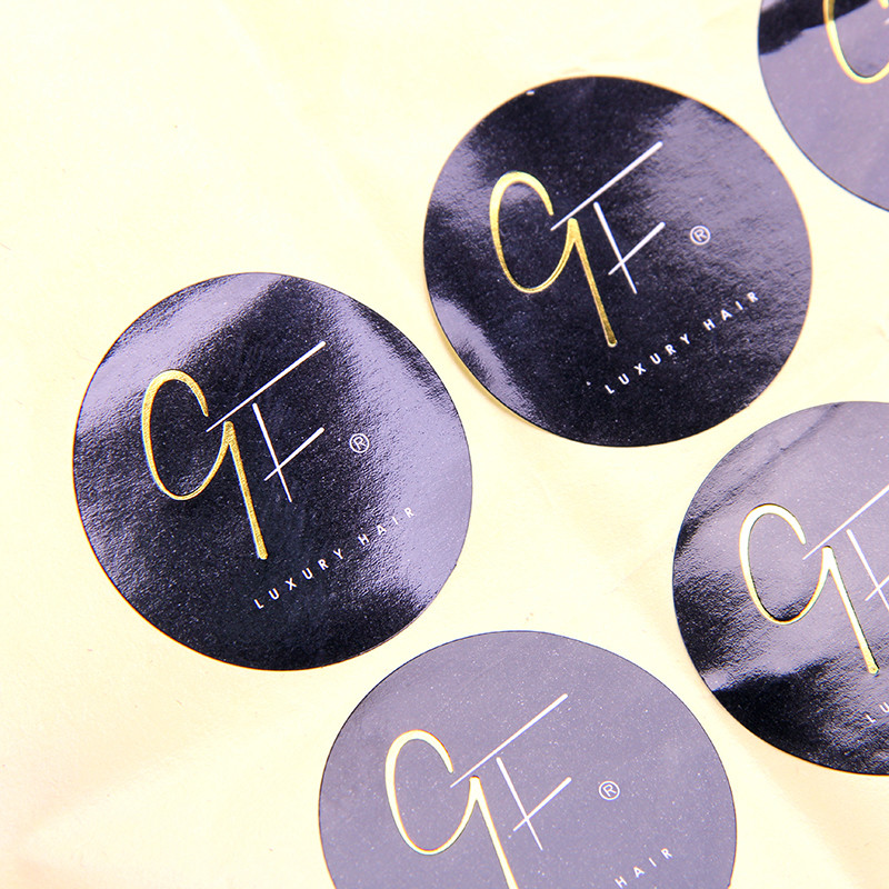 38mm Removable Round Paper Sticker Labels For Hair Extension