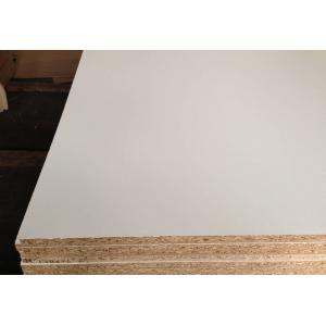 Smooth Melamine Covered Particle Board / Household Wood Veneer Particle Board