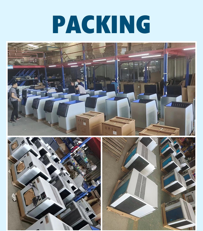 150KG/24hr Dice Square Cube Ice Maker Machines Ice Machine For Commercial Use
