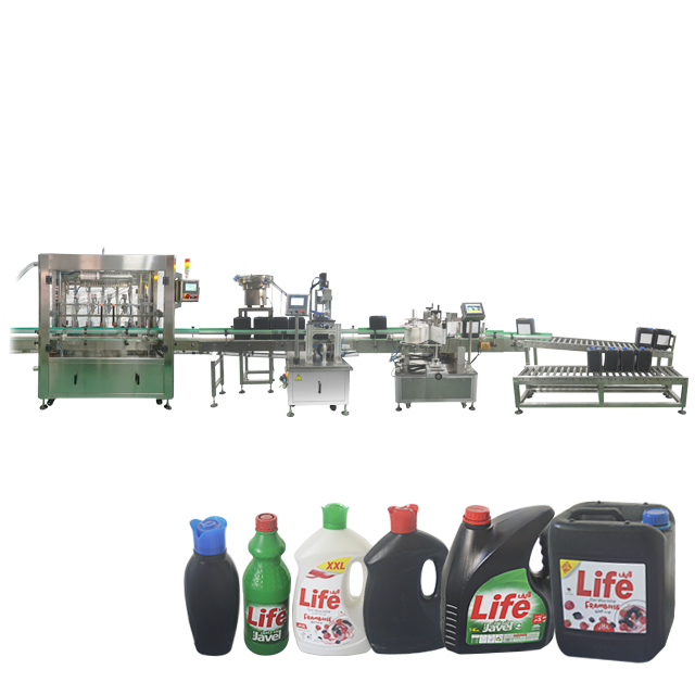 10L Detergent Servo Screw Capping Machine with Full Automation and Stainless Steel 304