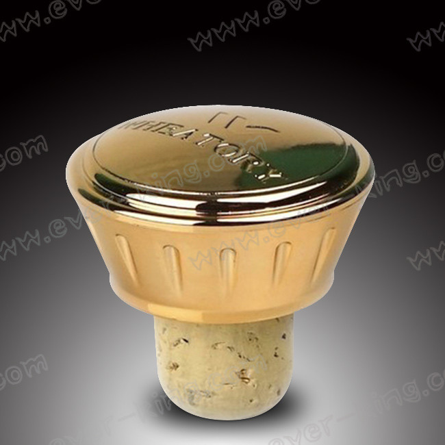 Food Grade Plastic Non Spill Wine Bottle Stopper