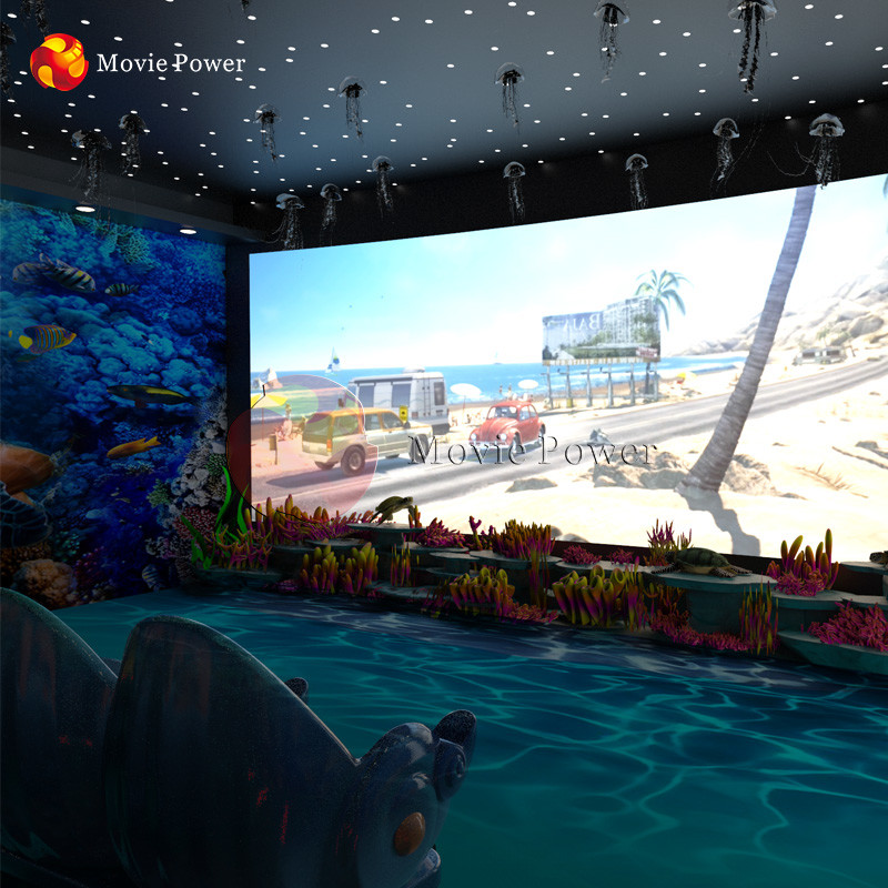 Metal Material 5D Motion Cinema Simulator Movie Theater Equipment