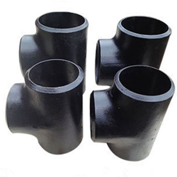 Seamless Pipe Fittings Cold Forming Semi Seamless Buttweld Carbon Steel Equal Tee Pipe Fittings