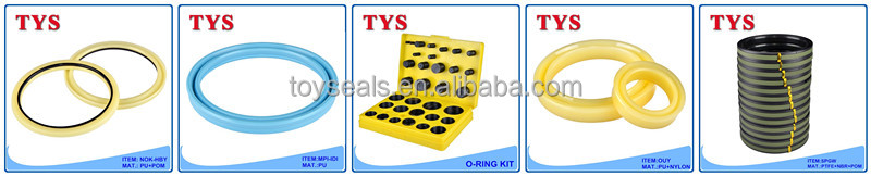 Hydraulic seals for excavator ptfe SPGW piston seal buy direct from factory