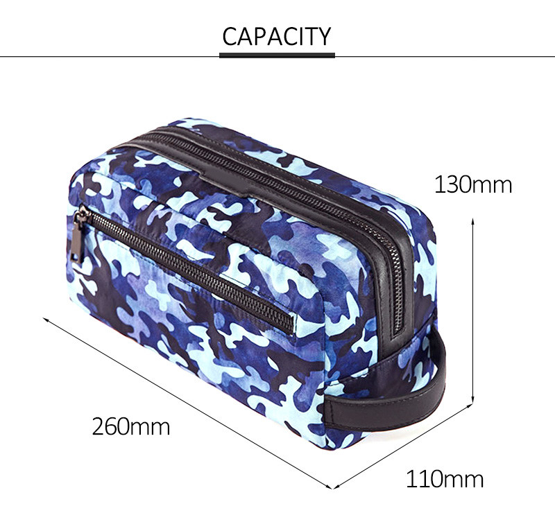 Camouflage Pattern Foldable Cosmetic Organizer Bag Storage For Lady
