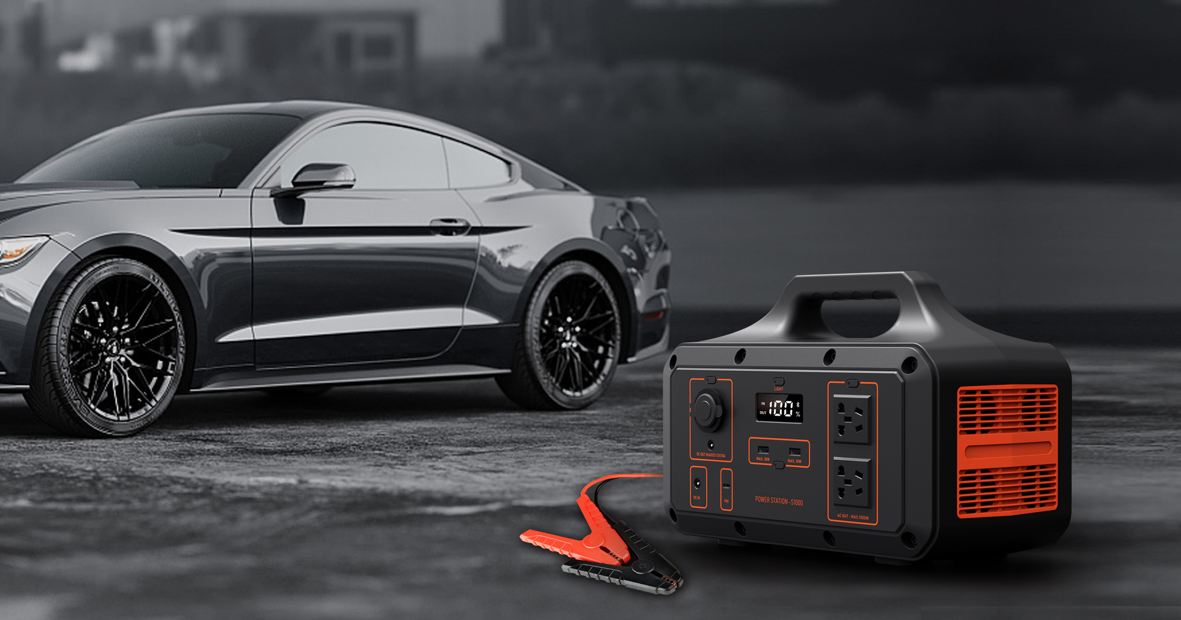 Standby Outing Barbecue Outdoor Power Station Essential 1.7 Hours Full Charging
