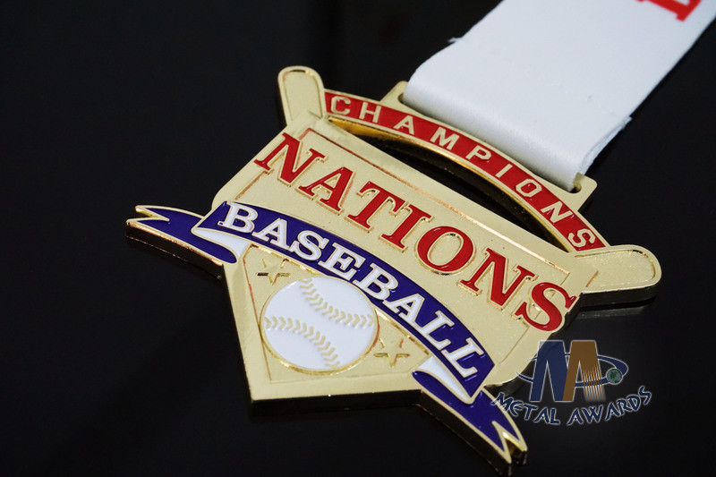 5K 10K Marathon Metal Sports Medals Baseball Bespoke Design