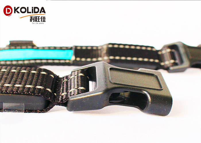 Reflective Light Up Adjustable 3 Size USB Rechargeable LED Dog Collar
