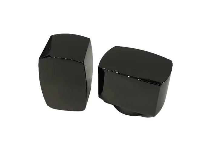 Zinc Alloy Rectangle Perfume Bottle Caps For 50ml Perfume Glass Bottle