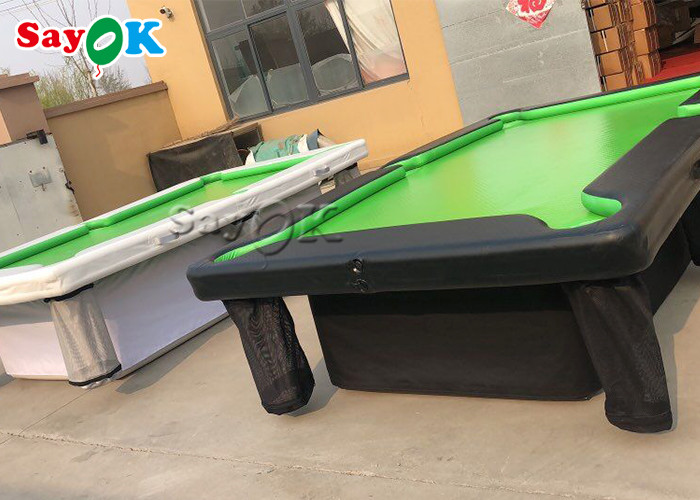 Inflatable Bowling Game 0.9mm PVC Air Sealed Inflatable Pool Table With Stand