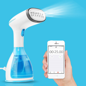 Swiveling Power Cord Mini Handheld Garment Steamer for Quick and Easy Wrinkle Removal