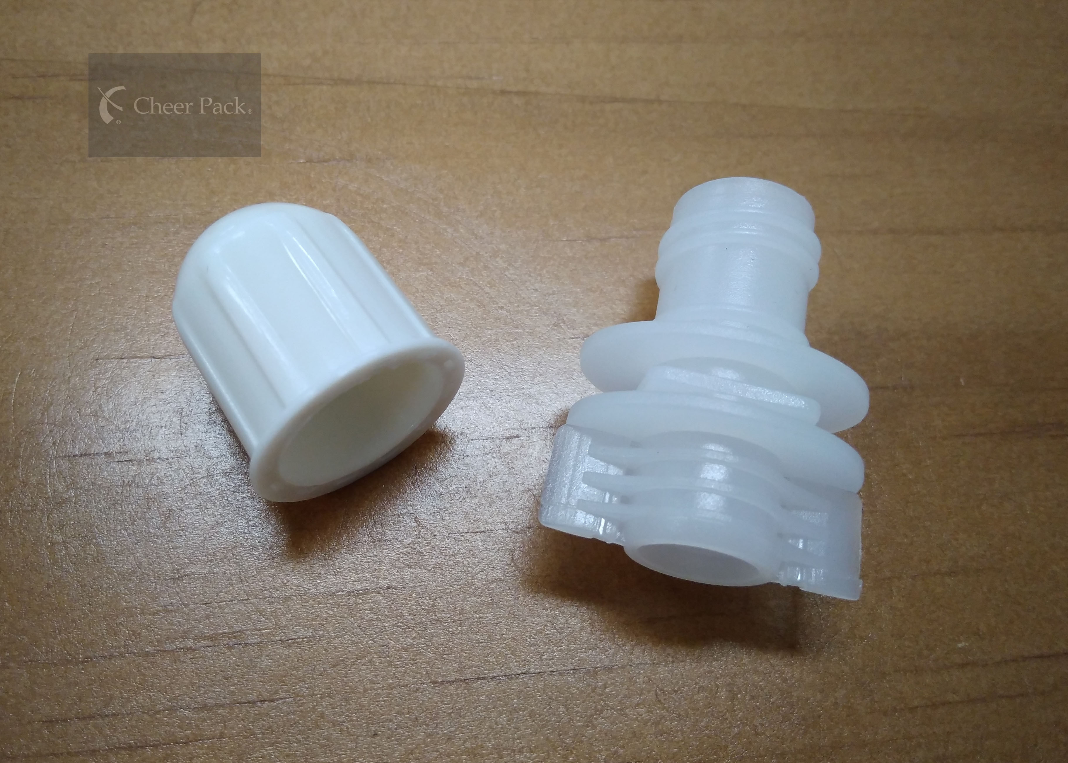 Polyethylene Round Twist Top Cap 12mm For Plastic Bag / Pouch , Plastic Material