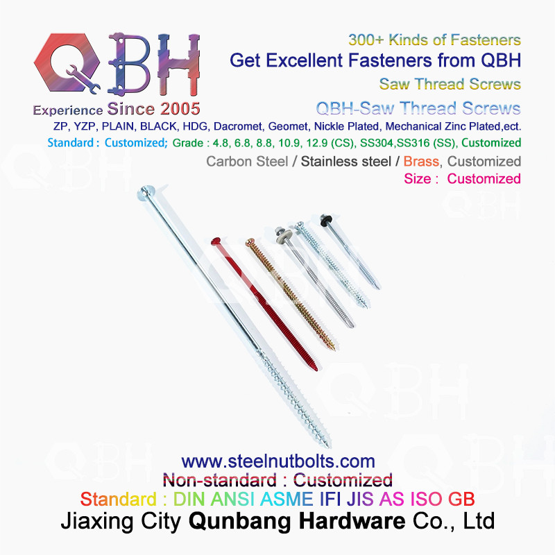 QBH Yellow Zinc Plated YZP Socket Notch CKS Countersunk Head Self Drilling Screws