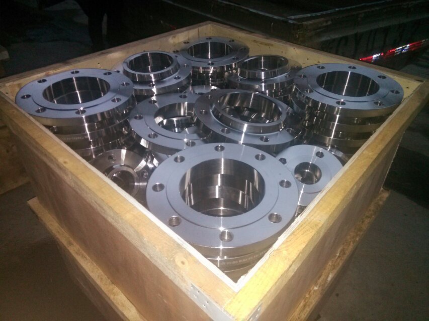 Nickel Alloy Steel Pipe Flange , Weld Neck Pipe Flanges ASME B16.5 UNS N02200
