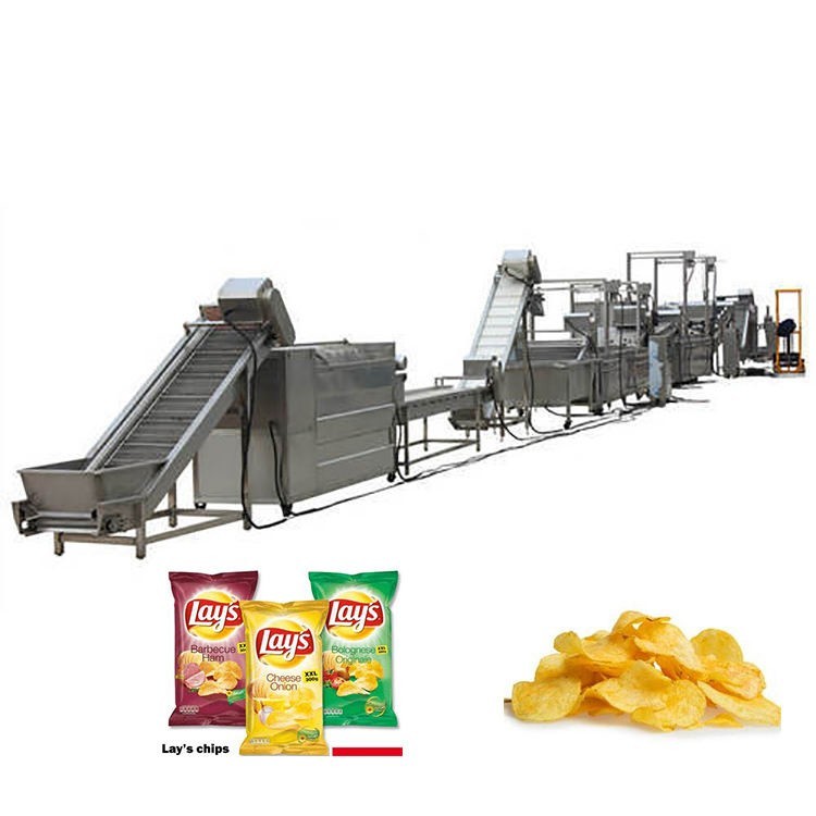 Semi-automatic potato chips production line frozen french fries making machine potato chips machine for sale