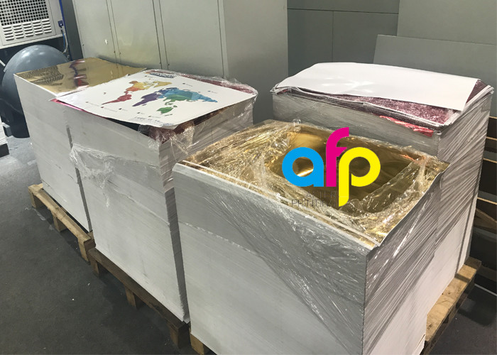Printable Golden / Silver Metallized Bopp Film , Metallized Plastic Film Roll