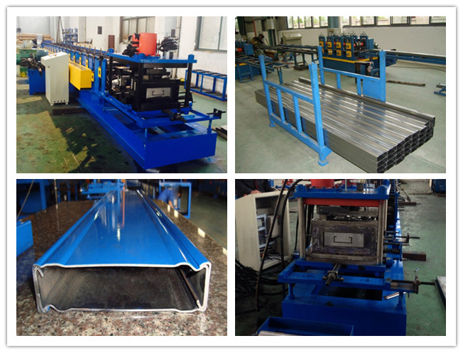 Shelving Box Beam Warehouse Rack Roll Forming Machine With Cr 12 Quenched Cutter
