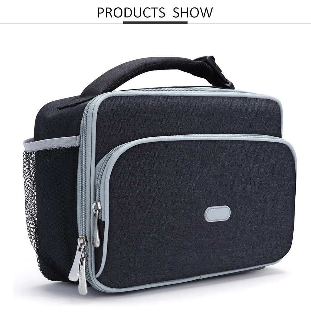 Water-resistant Thermal Lunch Cooler for Adult Travel Picnic Office