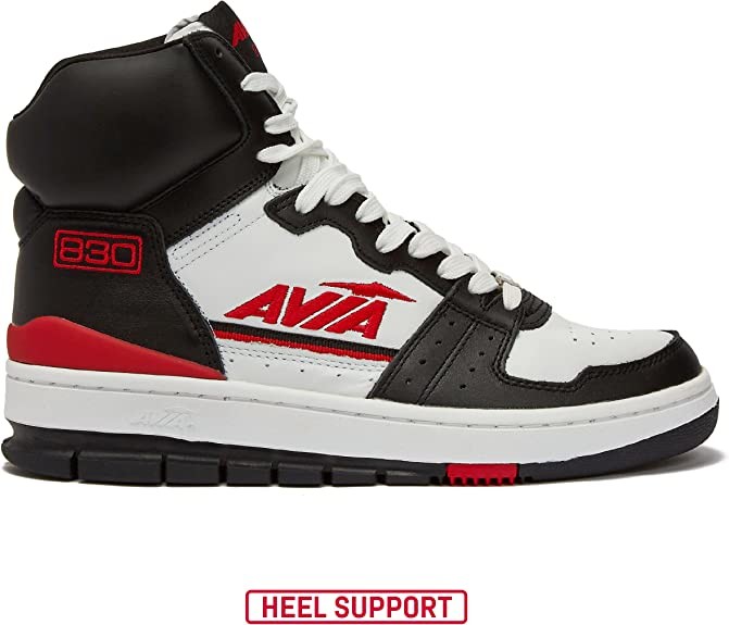 Canvas Leather Retro Avia 830 Basketball Shoes Rubber Sole
