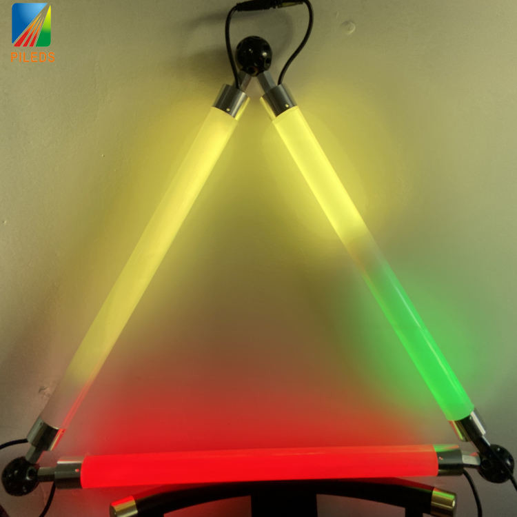 3D Triangle Vertical LED Meteor Shower Rain Lights Pixel For Club Disco