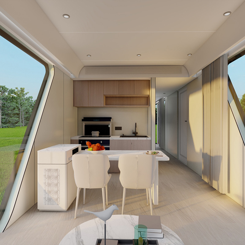 10 Tons Space Capsule Rooms Futuristic Sleep Pods For Urban Travelers Tiny House Capsule