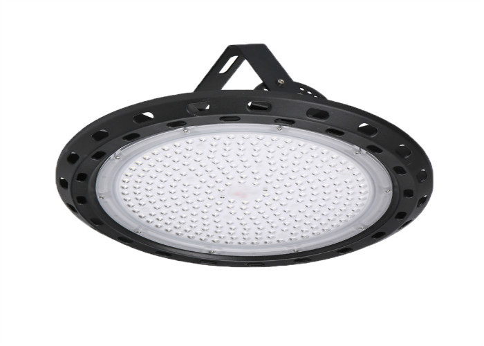 110lm/W LED High Bay Light Fittings HKV-UFO-200W SMD Warehouse High Bay Lighting