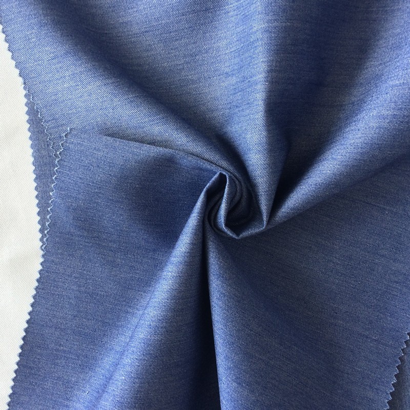 Breathable 240gsm Denim TC Workwear Fabric Oeko Tex Standard 100