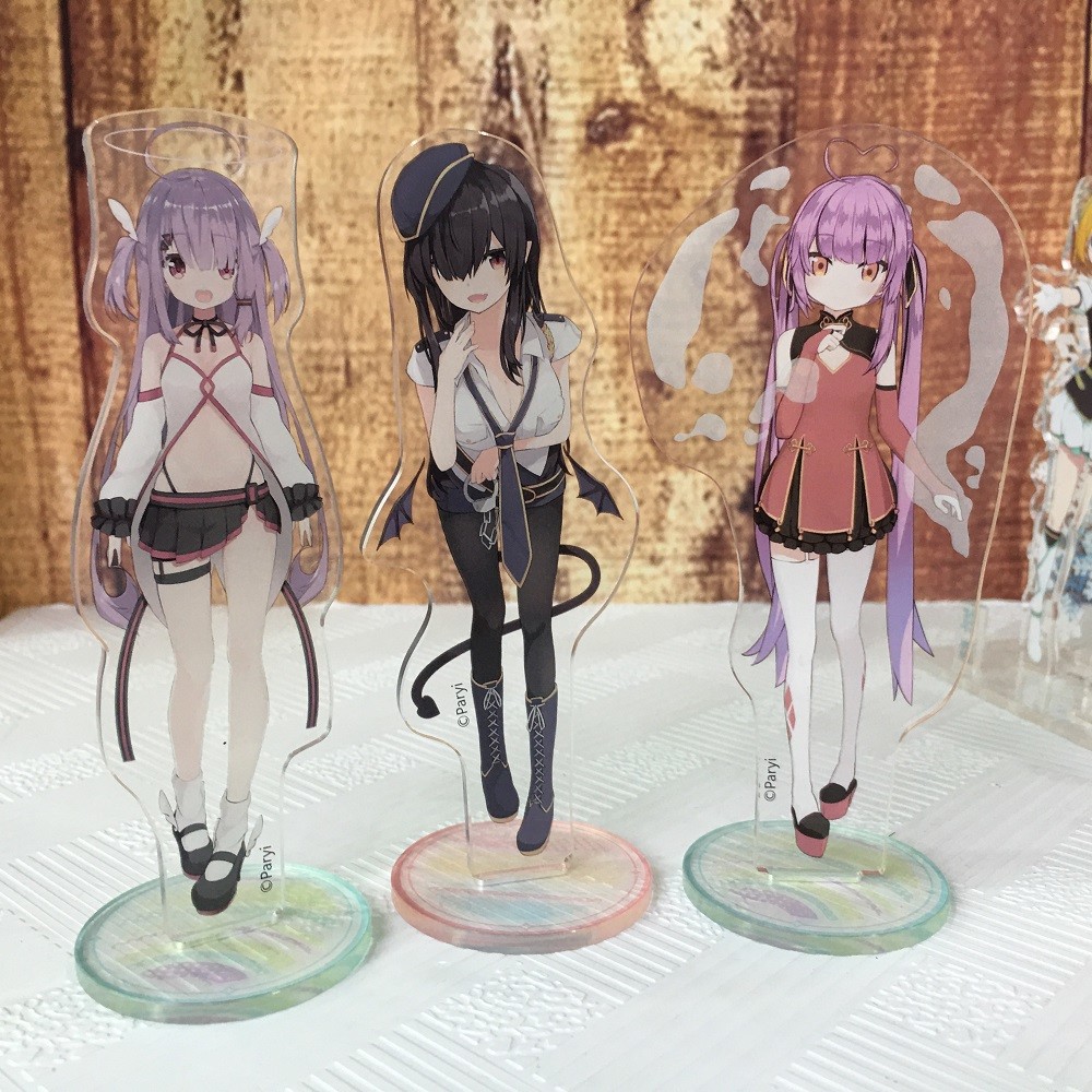 Multifunctional Anime Acrylic Stands Scratch Resistant Logo Customized