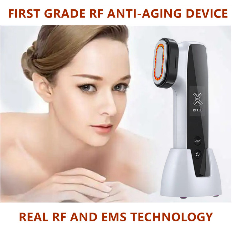 Facial Mesotherapy Electroporation LED Photon RF Face Lifting Tightener Machine
