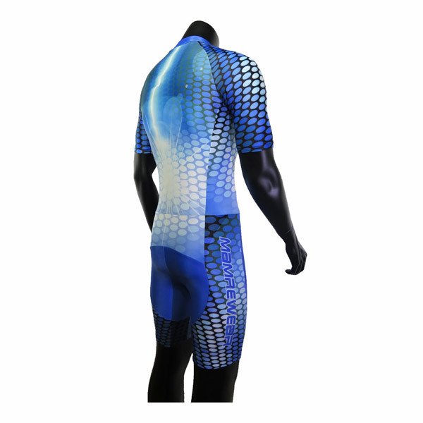 Stretchable Inline Skating Apparel , Durable Inline Skating Skinsuit No Fade