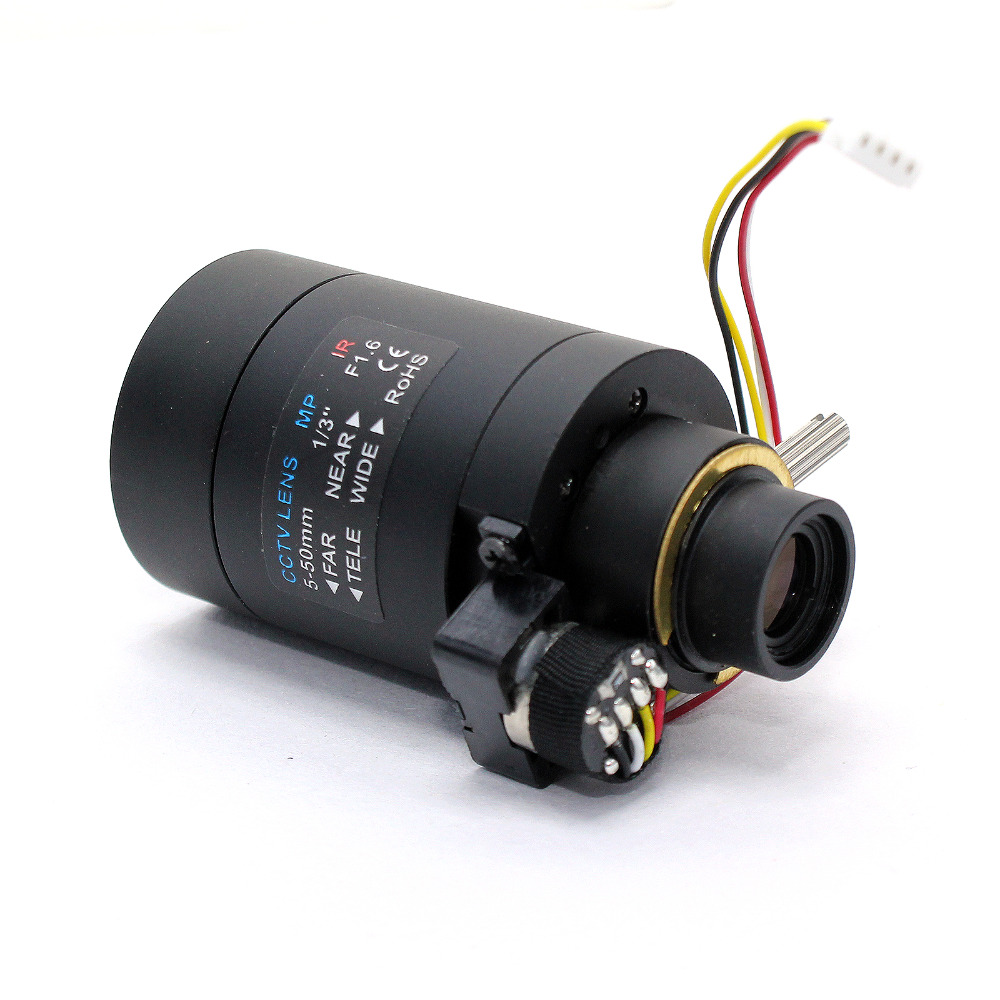 HD Varifocal Lens 5-50mm D14 Mount DC Auto Aperture View About 100m For Analog/720P/1080P AHD/CVI/TVI/IP CCTV Camera