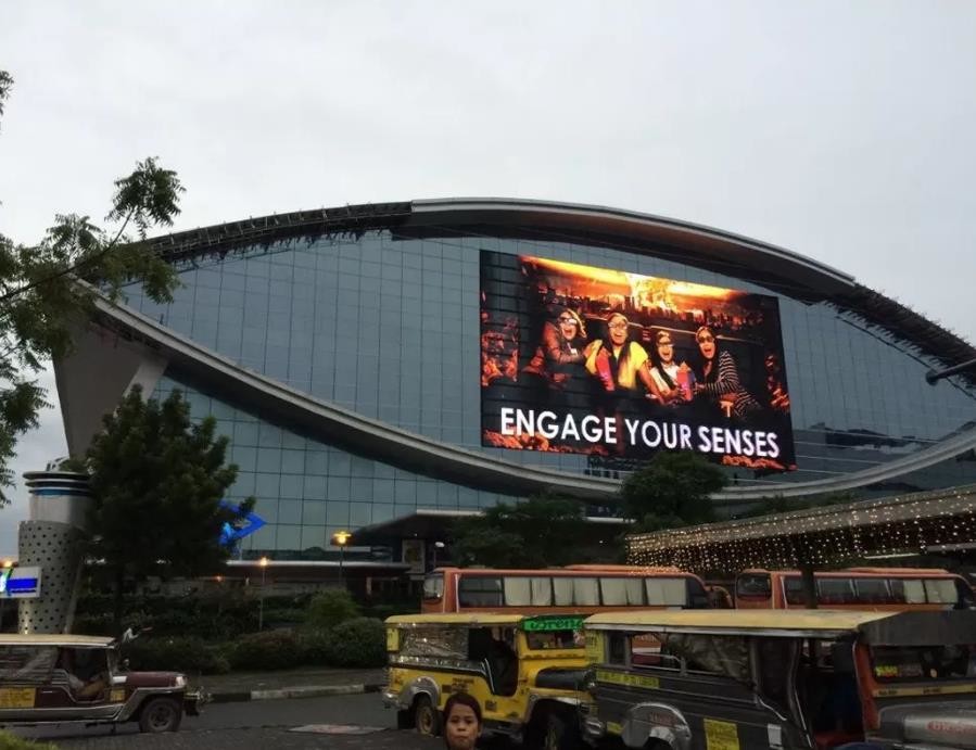 P15.625-P31.25 Transparent LED Display Led Curtain Wall For Building Glass Window
