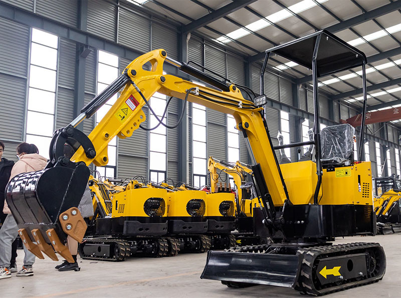 HT10B 1000kg Crawler Mini Hydraulic Excavator EPA/EURO 5 Home Use