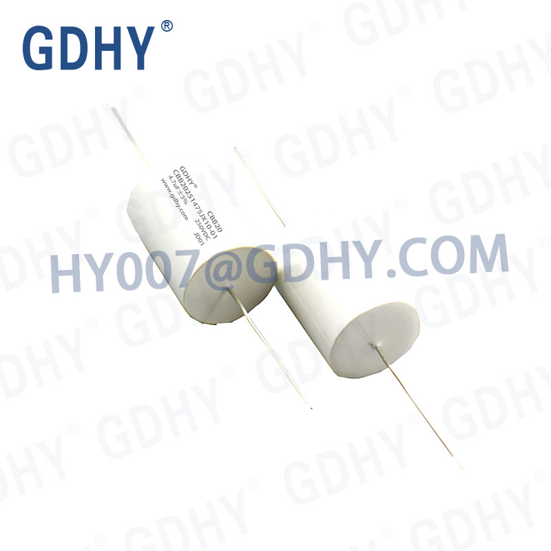 GDHY CBB20 250VDC 4.7UF Mylar Film Capacitor