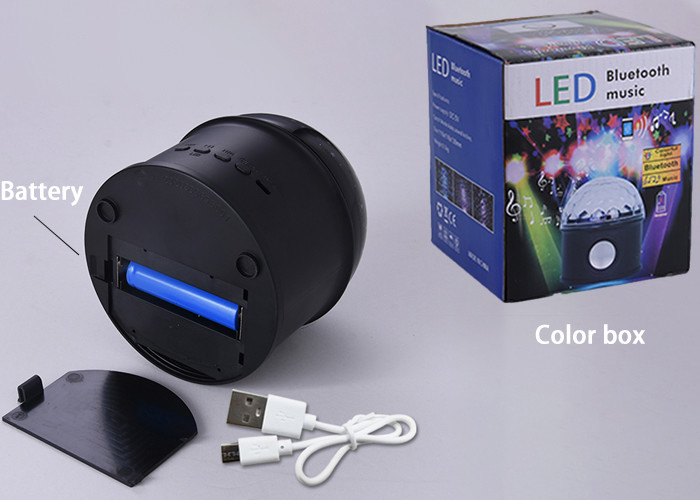 KTV 270g Disco Lights Bluetooth Speaker Dimmable Bluetooth Light Bulb 6W RGBW Changing