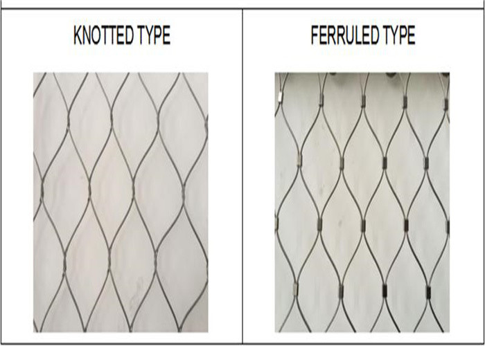 1.2mm Climbing Plant Support Mesh 200mm Stainless Steel Cable Wire Rope Netting 30x30mm