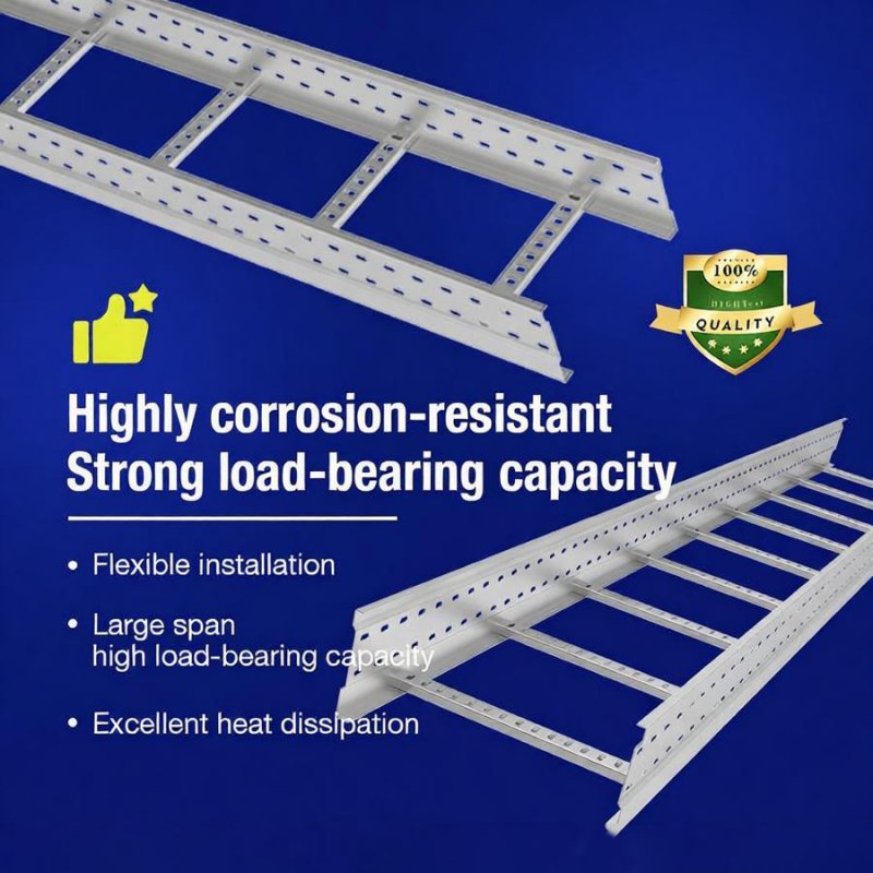 Ladder-type cable tray Stainless steel or Aluminum alloy Cable Ladder