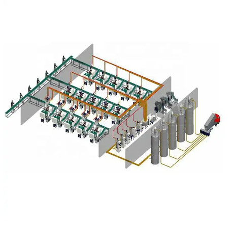Plastic Resin Conveying Vacuum Hopper Loader For Plastic Pellets