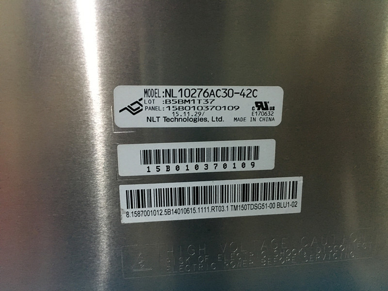 NEC 15 Inch Industrial LCD Display Module NL10276AC30 42C 1024 * 768 Pixels Resolution