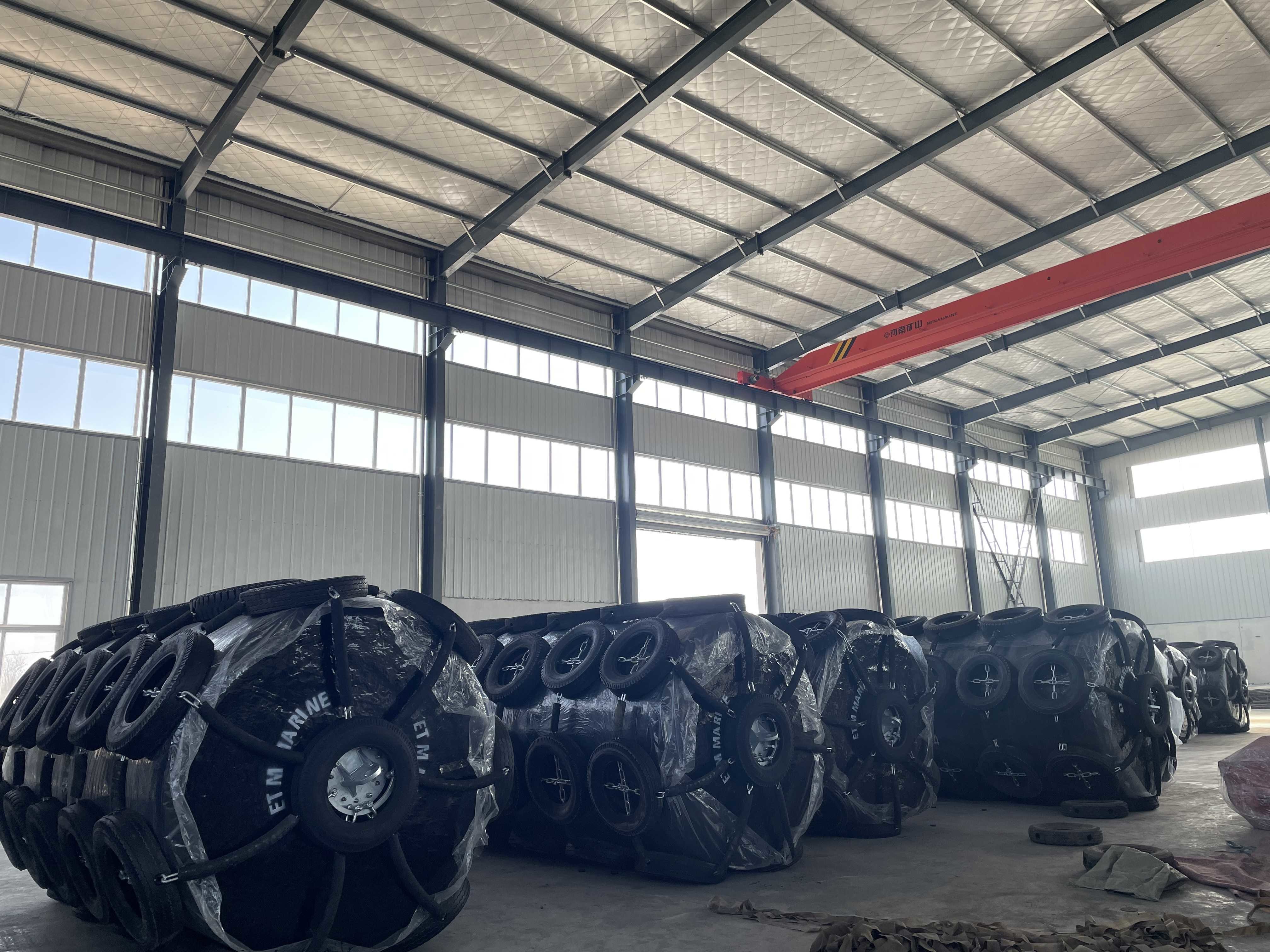 STS And STD Marine Floating Tyre And Chain Net EVA Foam Filled Fender