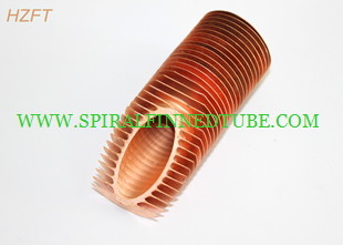 Heat Exchange High Fin Tube Copper for Domestic Water Heater in Condensing Boilers
