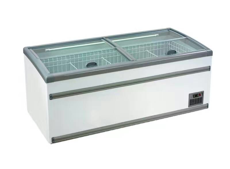 2.5 Meter Length Commercial Display Freezer Ice Cream Showcase