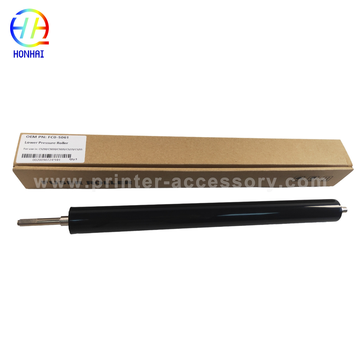 OEM Pressure Roller For Canon Image RUNNER ADVANCE C5030 C5035 C5045 C5051 C5235 C5240 C5250 C5255 FC0-5061 Lower Pressure Roller