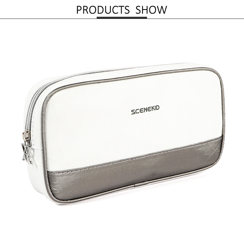 Zipper Large Portable Travel Tyvek Cosmetic Bag