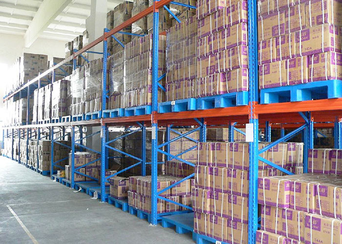 Customized Size Industrial Steel Racks Q235B Heavy Beam Powder Coated