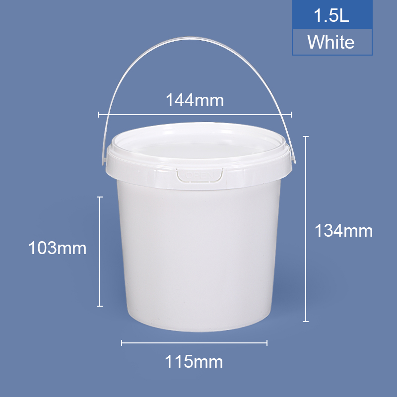 Reusable Ice Cream Cup with Lid and Handle Food Packaging Custom Logo Printed PP Plastic