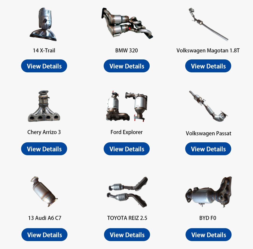 Byd F0 Euro V Catalytic Converter Metallic Exhaust Catalyst Auto Catalytic Converter