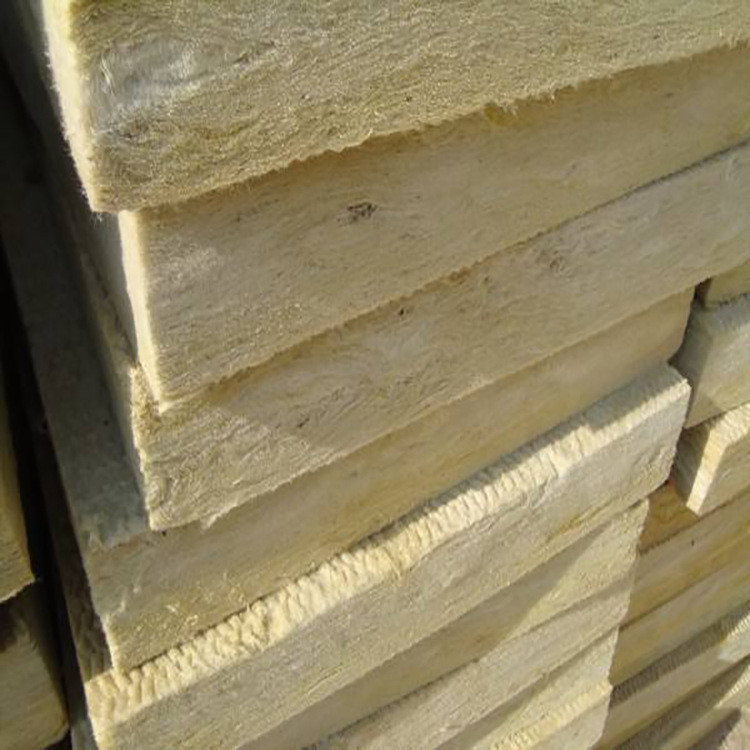 Thermal Insulation Rock Wool Board Basalt Fiber Slab 50mm Fireproof